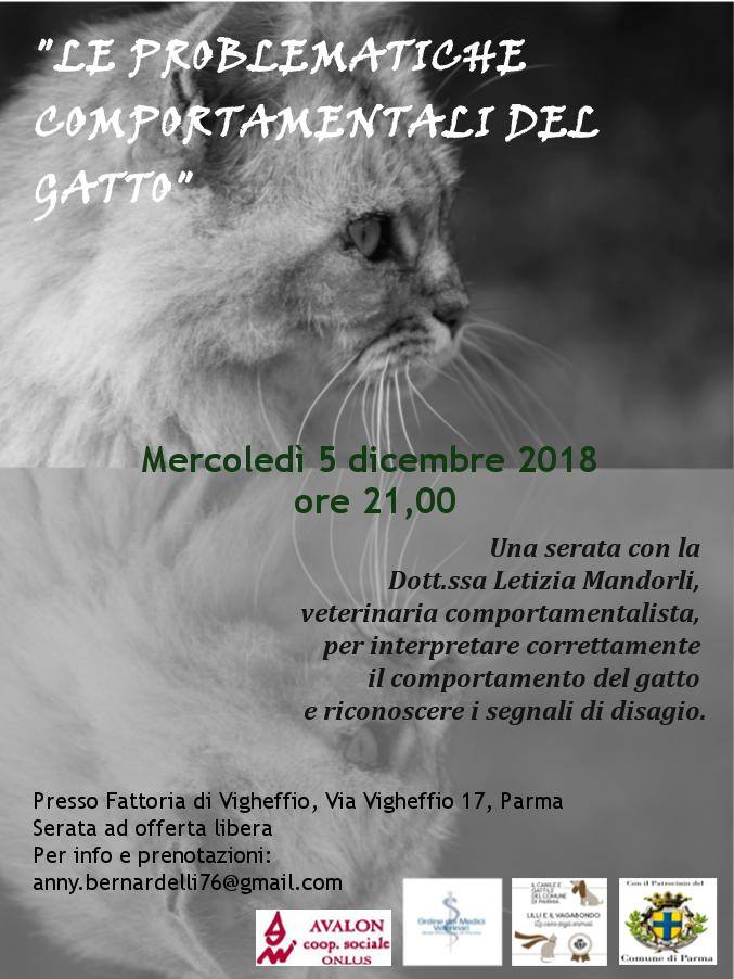 Le problematiche comportamentali del gatto